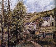 Camille Pissarro Loose multi tile this Ahe rice Tash s scenery oil painting